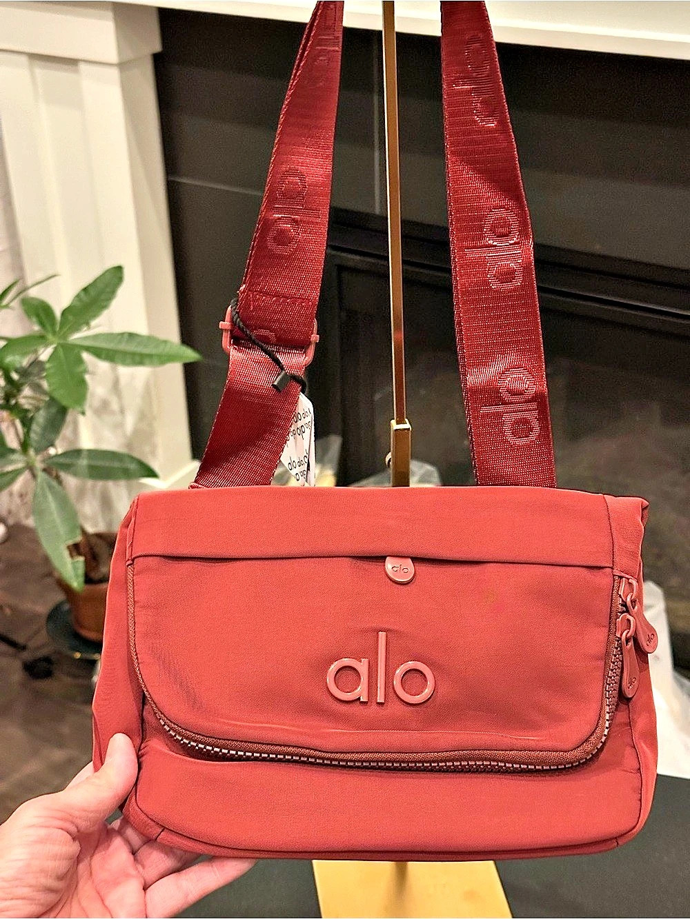 Alo Red Crossbody Bag NWT
